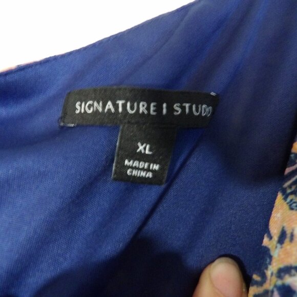 NWT Signature Studio I One Shoulder Dress Sz XL - Picture 5 of 6